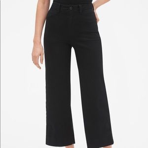 GAP High Rise Wide Leg Crop Pants